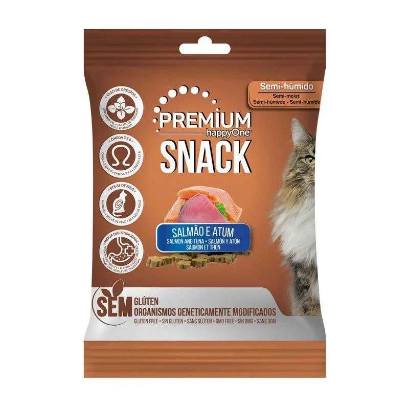 Преміум ласощі для кішок з лососем і тунцем happyOne Premium Cat Snack