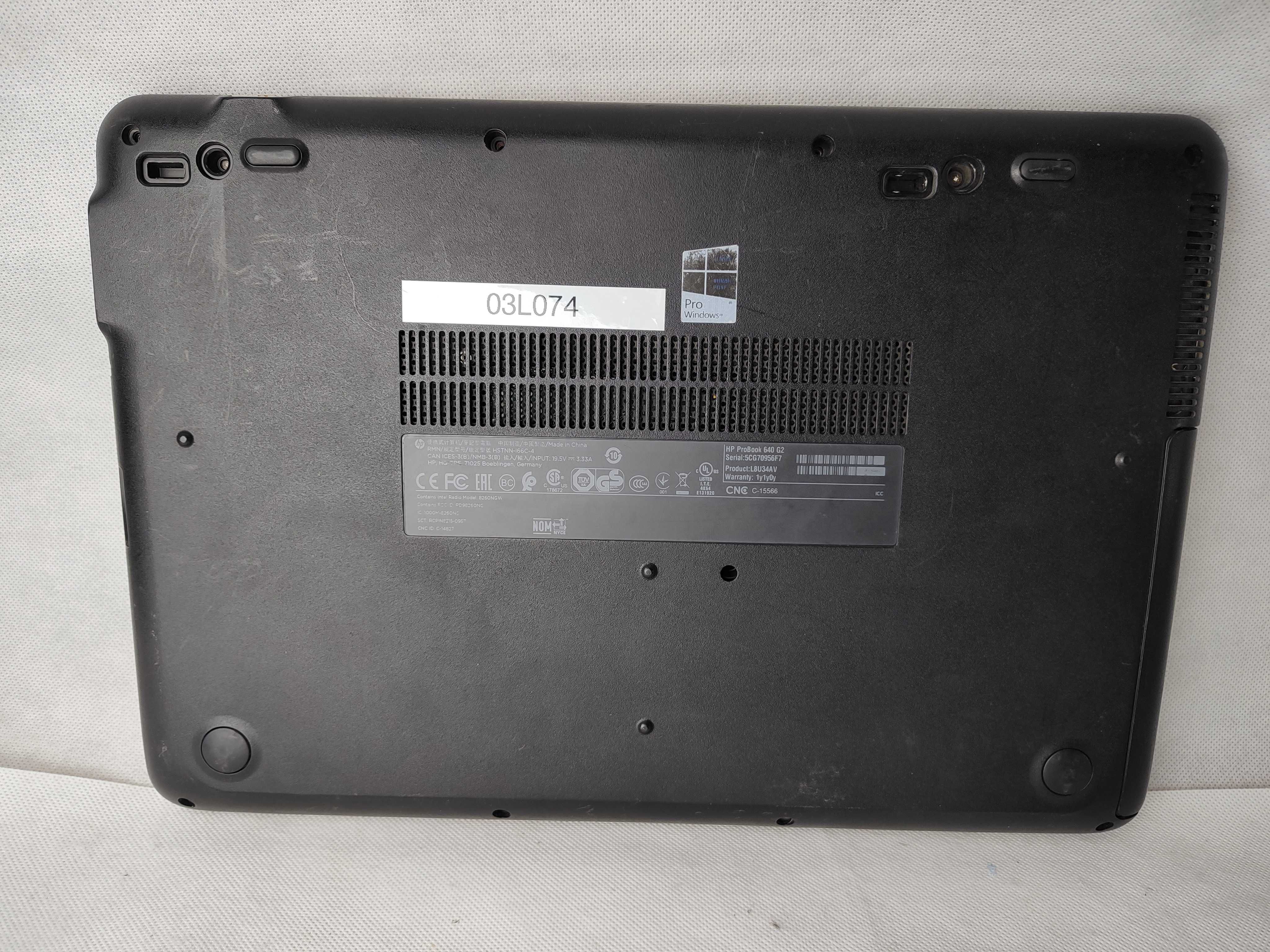 OKAZJA! | HP ProBook 640 G2 | Core i5-6300U | Bios OK | Sklep FV23