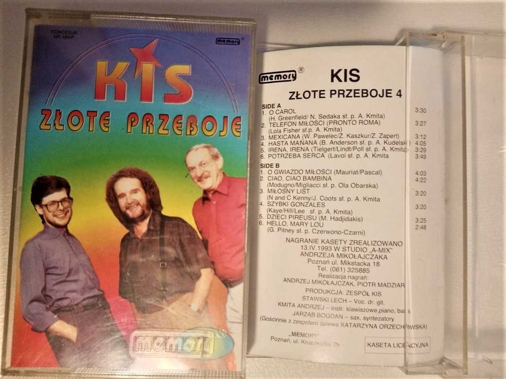 3 kasety magnetofonowe KIS "zlote Przeboje"