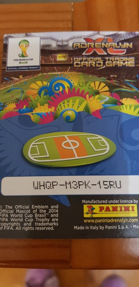 Cartas panini adrenalyn XL fifa Brasil 2014