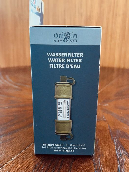 Портативний фільтр для очищення 100000л води в природніх умовах Origin