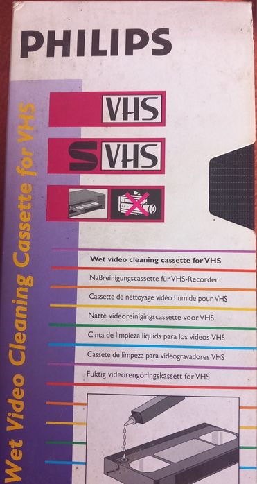 Cassete de limpeza marca Philips