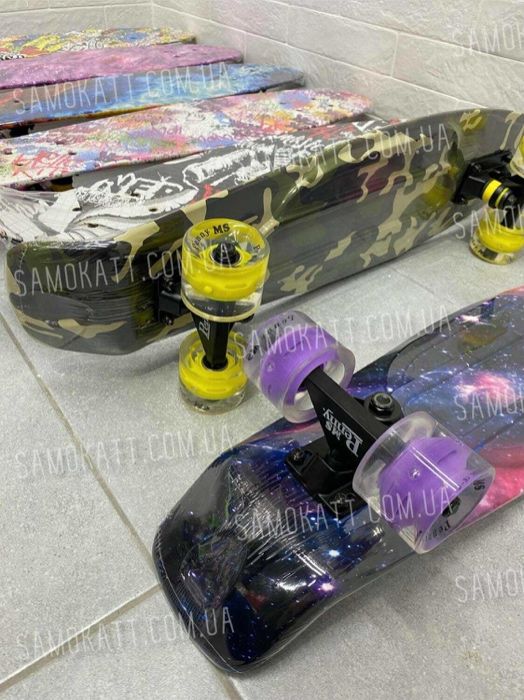 Скейт Penny Board Пенниборд лонгборд  27 дюймов с рисунком