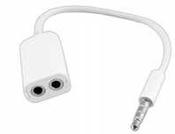 Rozdzielacz słuchawkowy 4 polowy Rozgałęźnik Jack x 2 gn jack 3.5mm