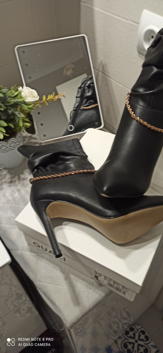 Botki 39 Quazi buty damskie kozaki