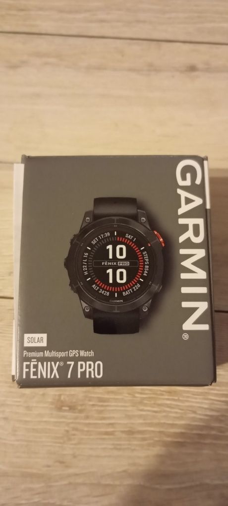 Pudełko/opakowanie Garmin 7 pro solar