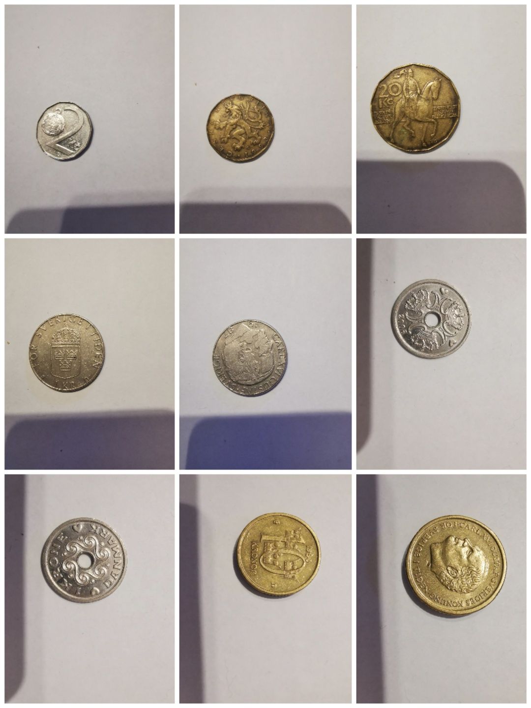 Różne monety i banknoty