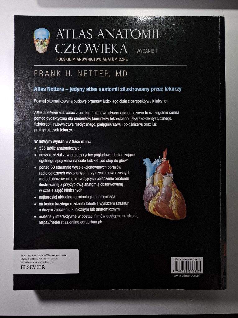 Atlas anatomii człowieka Netter