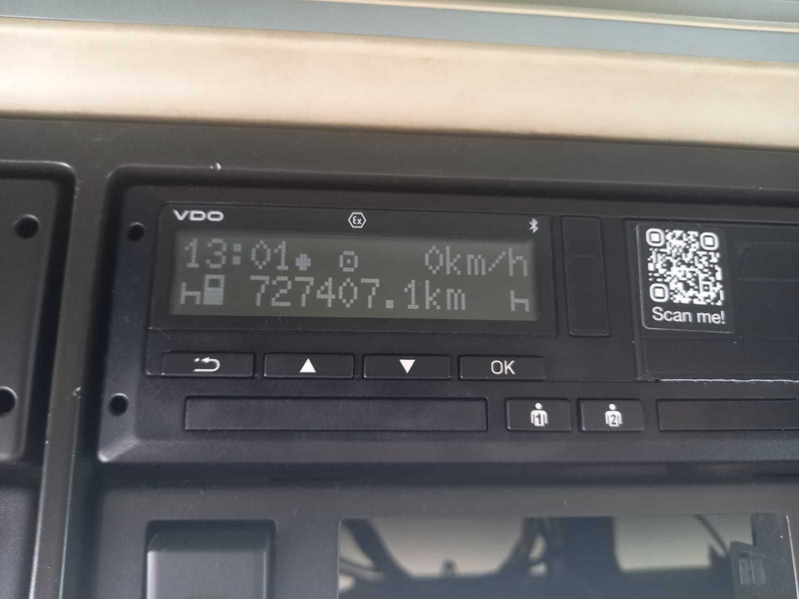 VOLVO FH500, tandem przejazdowy zabudowa Wecon 120 m3, zestaw
