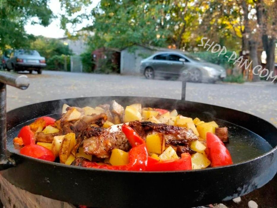 Сковорода из диска борони для пикника 50см, костра дискової борони ОПТ