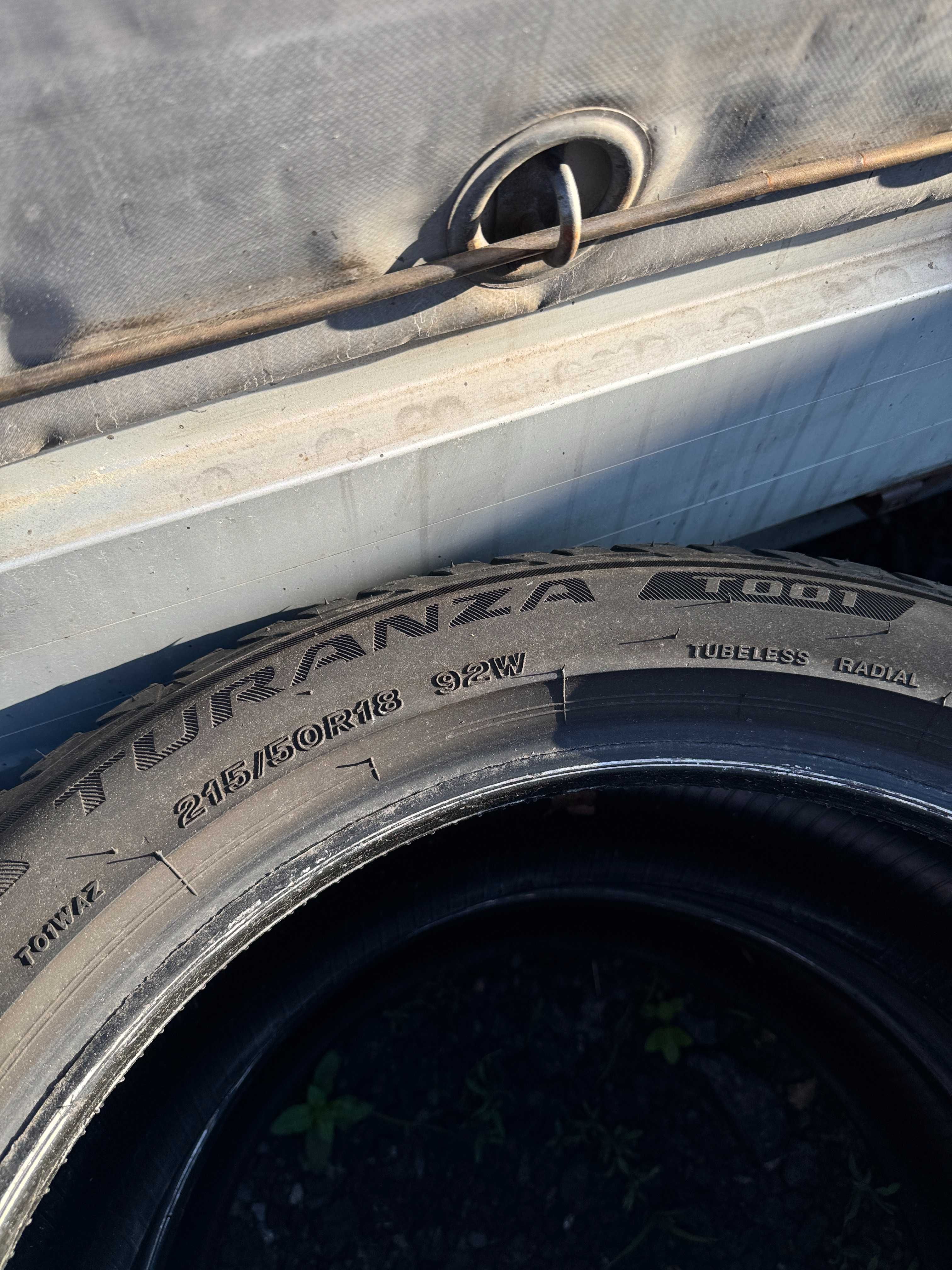 WYSYŁKA 2 Opony Letnie 215 50 R18 Bridgestone Turanza T001. 2022r.