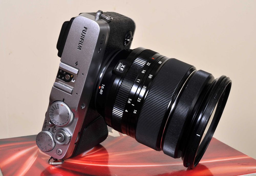 Fuji XF 16x80 F: 4.0 WR. Bom estado. Com UV 72mm, Novo.