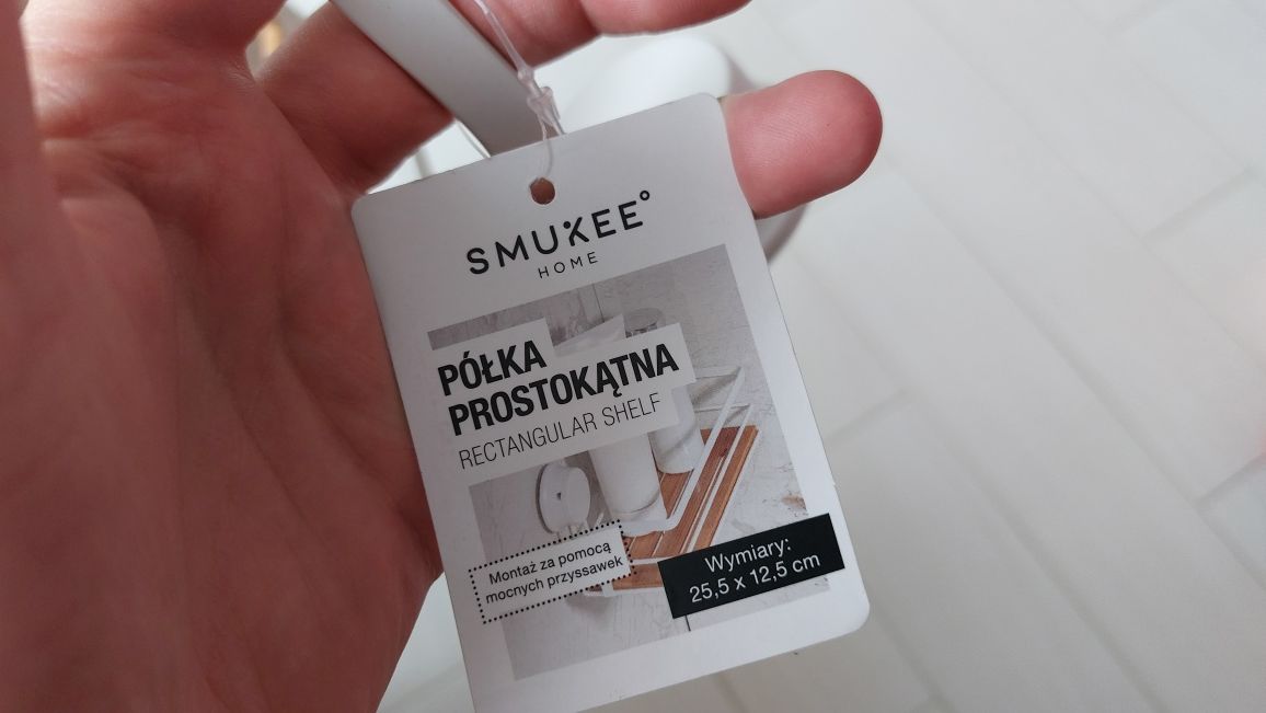 Smukee łazienkowa półka