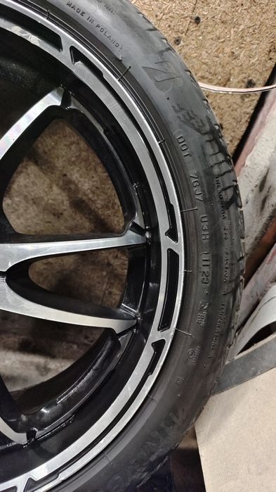 Диски Dotz r18 5 112 J8 Et28.З резиною bridgestone turanza T005 225 45