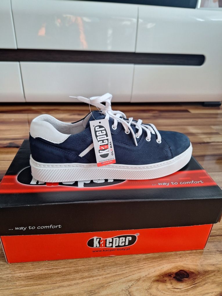 Kacper Global męskie buty skóea rozm.42 Okazja!