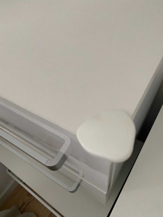 Szafki nocne - białe połysk