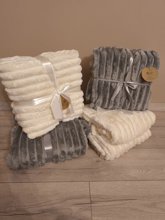 Ciepłe misiowe koce