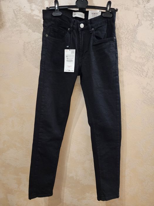 Чорні чоловічі джинси Zara, 38 розмір