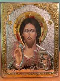 Візантійські ікони Господа і Божої Матері з ЧИСТОГО СРІБЛА (999,95°)