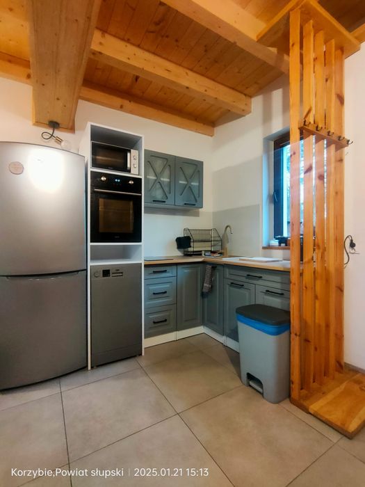 Domek nad jeziorem Korzybie sauna balia jacuzzi