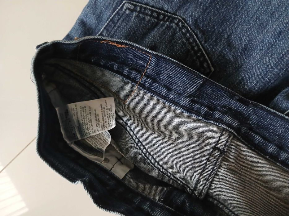 LEVIS jeansy 34 damskie wide leg 42 XL proste szeroka nogawka spodnie