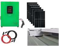 Zestaw solarny fotowoltaiczny do grzania wody 3KW z mocowaniem