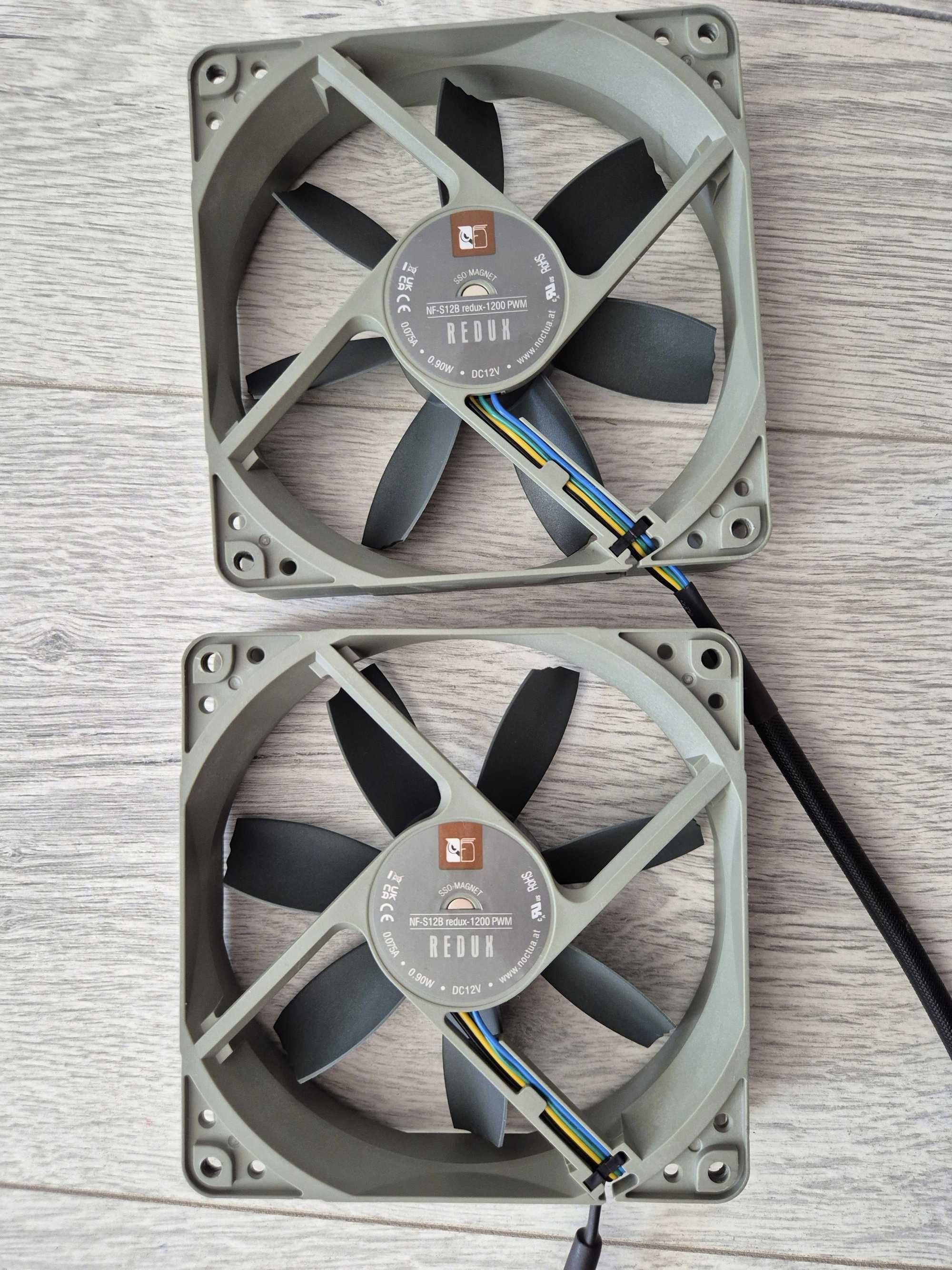 Преміум вентилятор 120mm Noctua NF-S12B redux PWM (4pin. 1200об\хв)