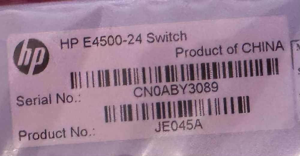 Switch HP E4500-24 (JE045A)