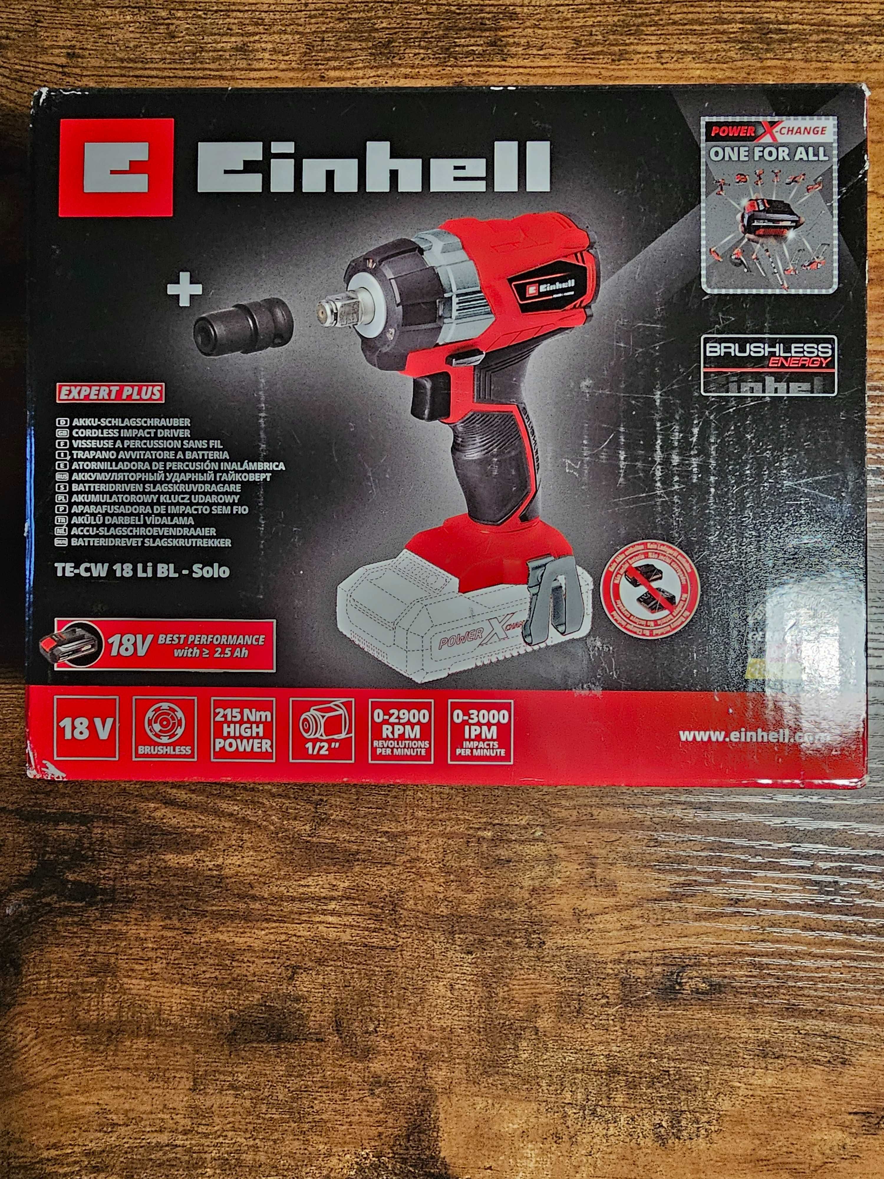 Einhell TE-CW 18 Li BL Wkrętarka o napięciu