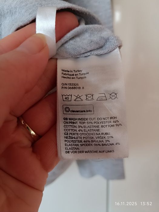 Cienka bluza H&M 122 128 Halloween