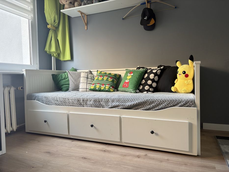 Lozko hemnes 3 szuflady viral, rozkladane lozko, kanapa