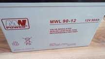 2 Akumulatory agm 90ah MWpower