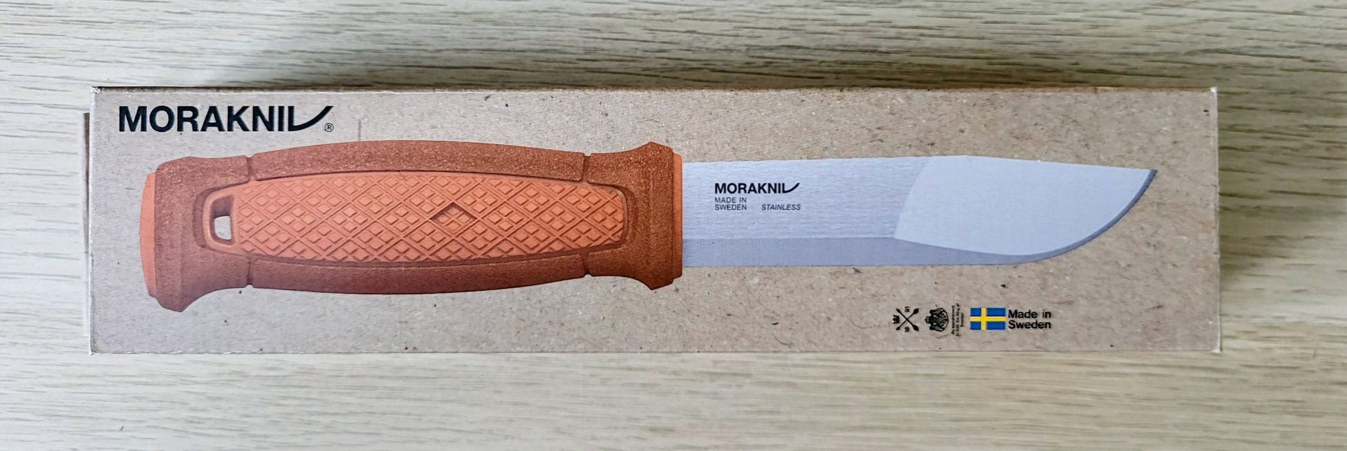 Nóż Mora Kansbol Stainless Burnt Orange - pomarańczowa, nierdzewna