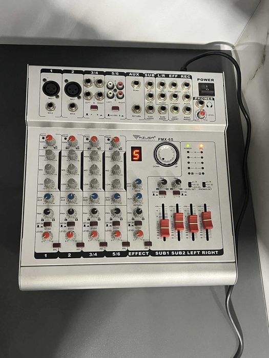 Promixer Azusa PMX-6S 6 - kanałowy ze wzmacniaczem/Komis Krzysiek
