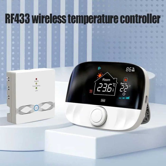 Tuya Smart RF bezprzewodowy termostat do ogrzewania podłoga i gaz