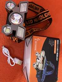 latarka czołowa headlamp high power led light