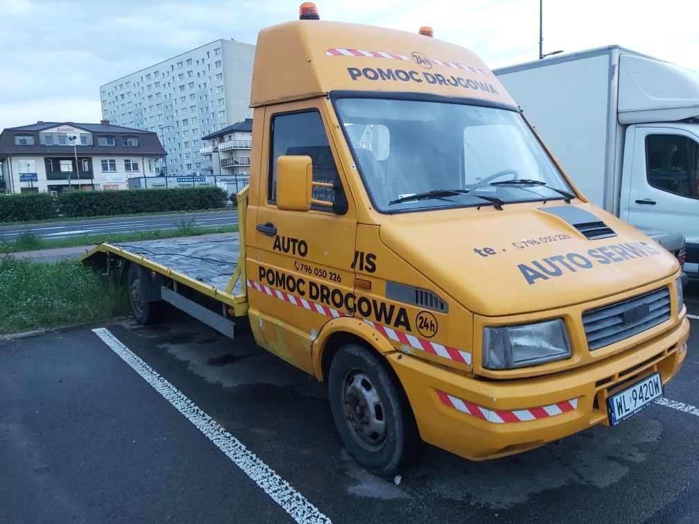 Brak hamulcy na czesci  Iveco daily 3510 2,5td rama peknieta pompowane