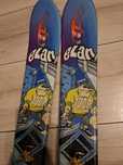 Narty elan 125 cm, wiązania Fischer