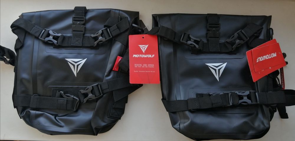 Водонепроникна мотосумка Motowolf, бічна, мото кофри,сумки на мотоцикл