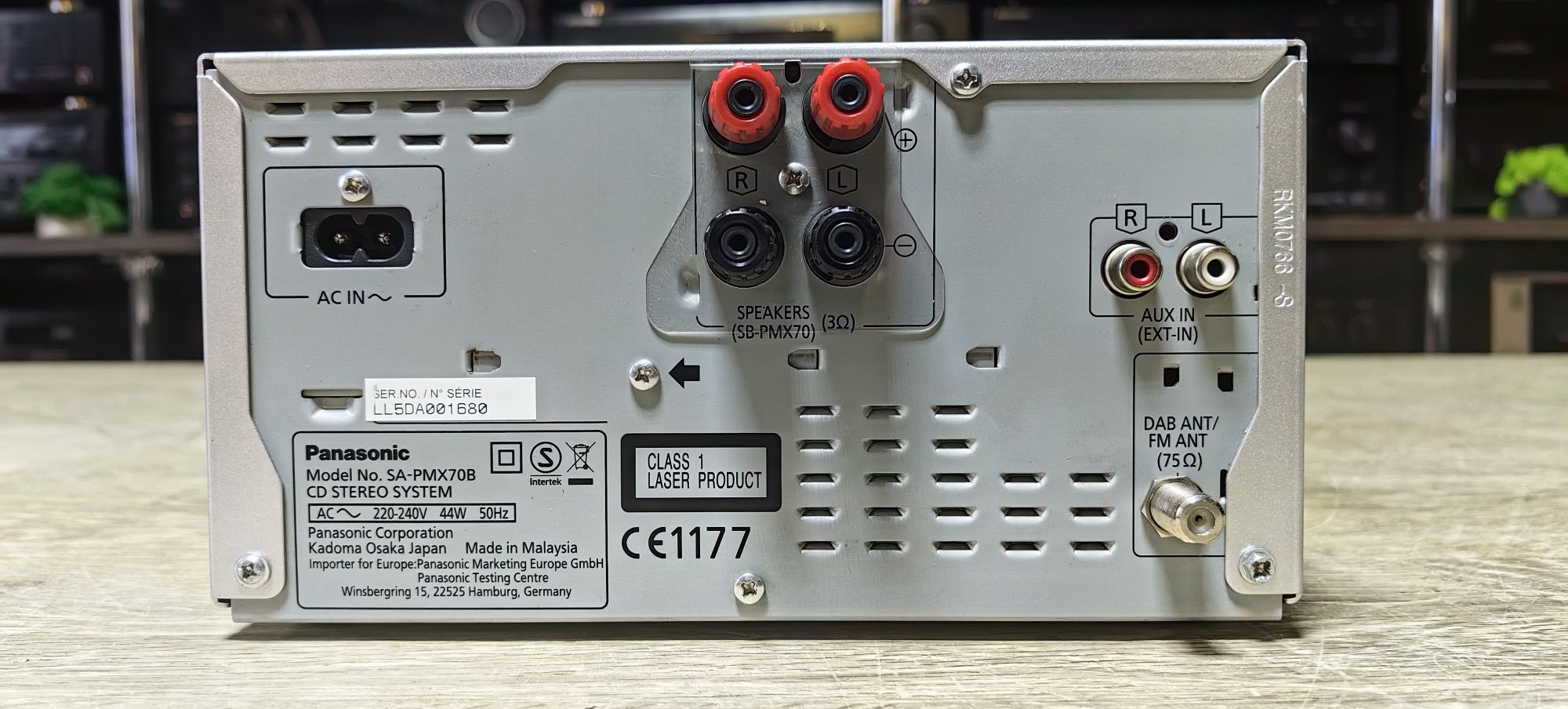 CD-ресивер Panasonic SA-PMX70B/Bluetooth/3Ω