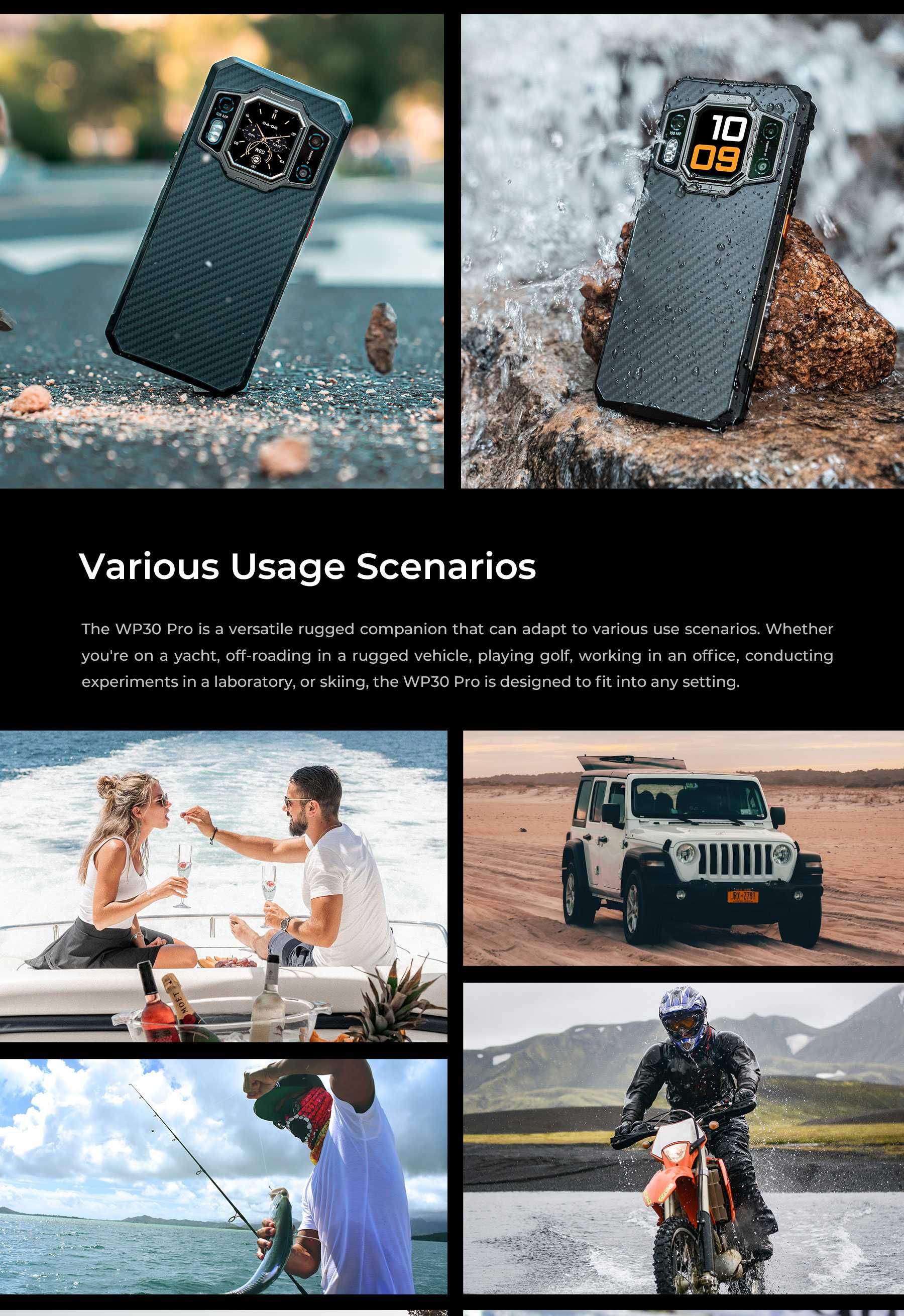 OUКITEL WP30 Pro 24/512Gb, 11000мАч 120W, 108/20NV/32Mp, IP68/69K/810Н