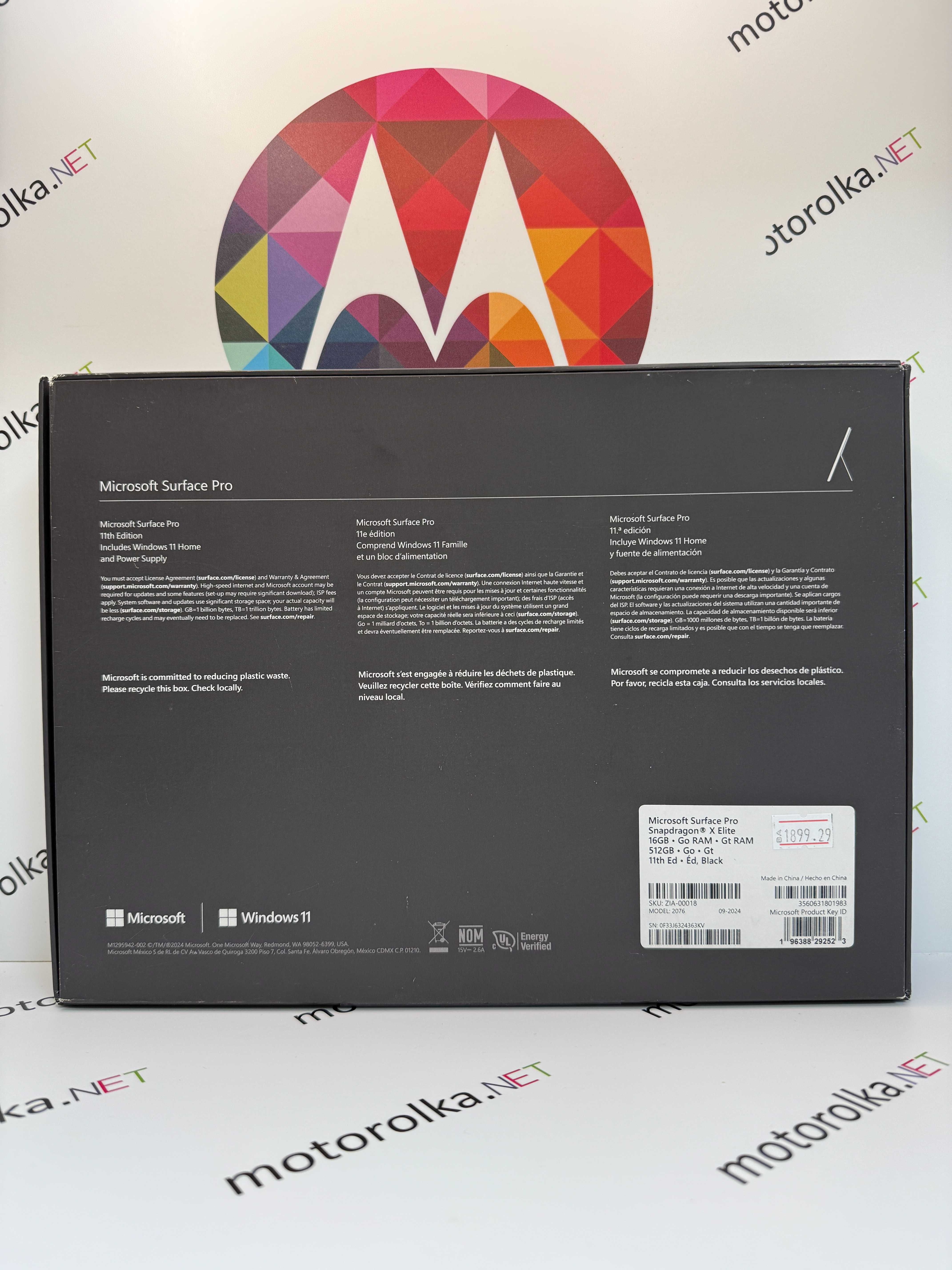 NEW Microsoft Surface Pro 11 (2024) OLED/Snapdragon X elite/16GB/512