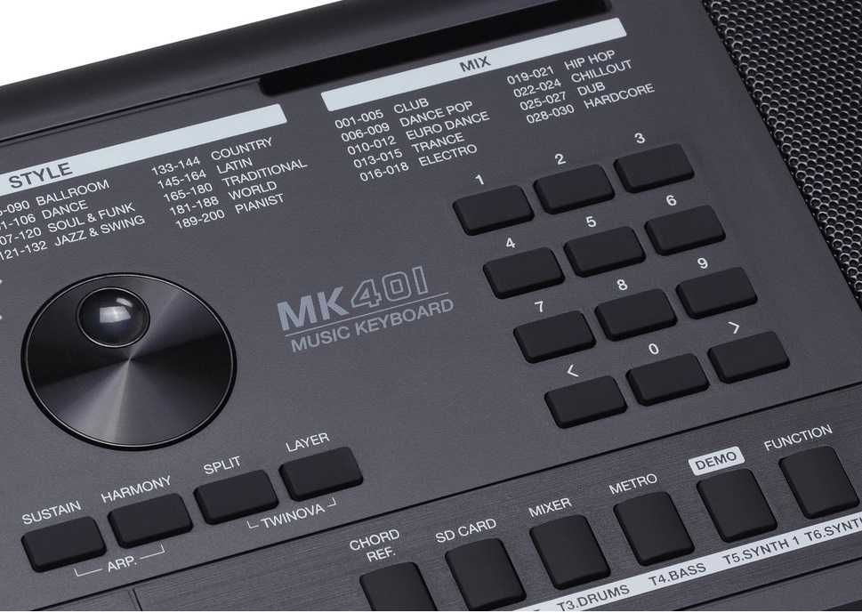 Medeli MK401 Arranger workstation MK-401 keyboard WAV