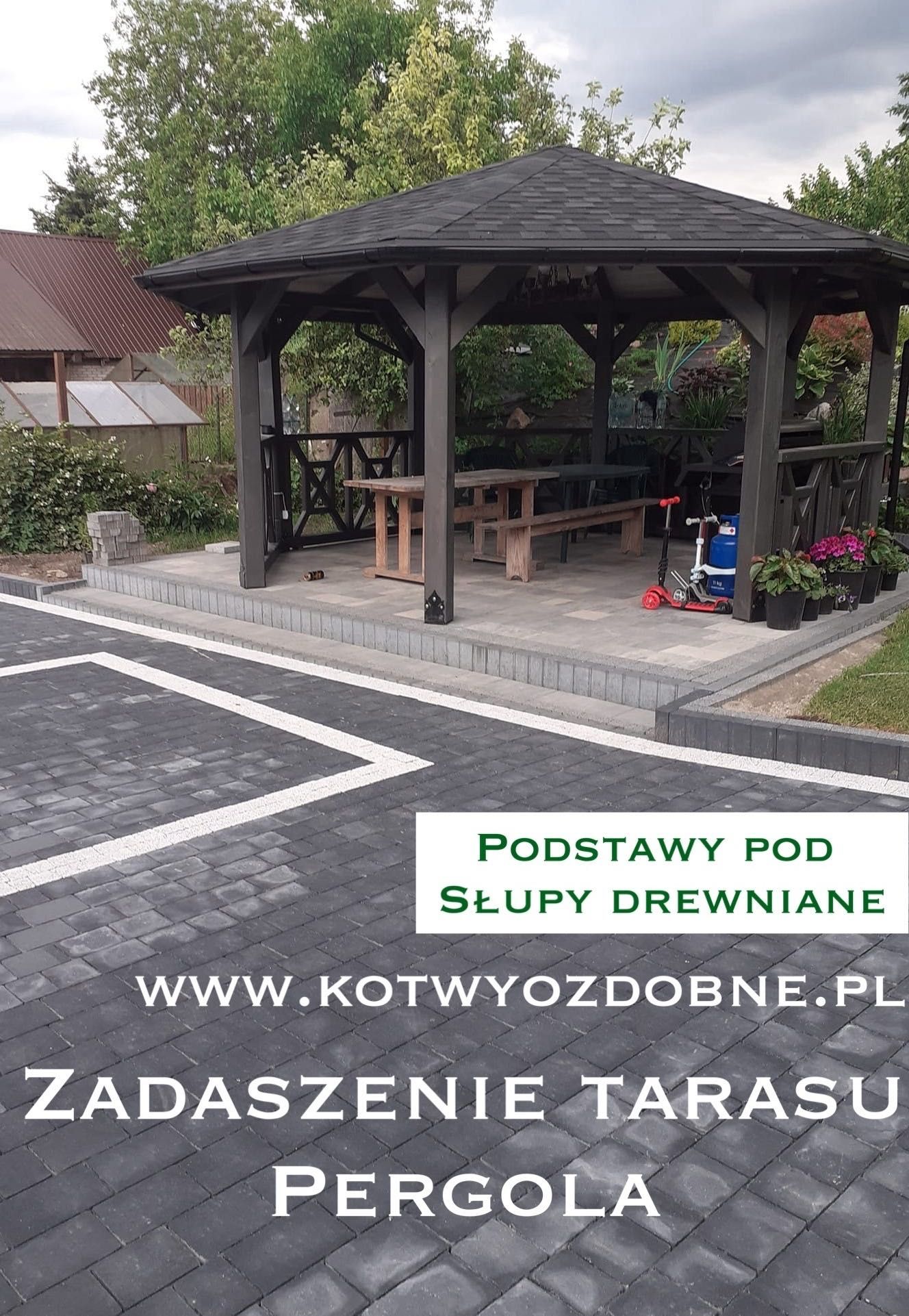 Kotwa narożna - podstawa pod słup drewniany!