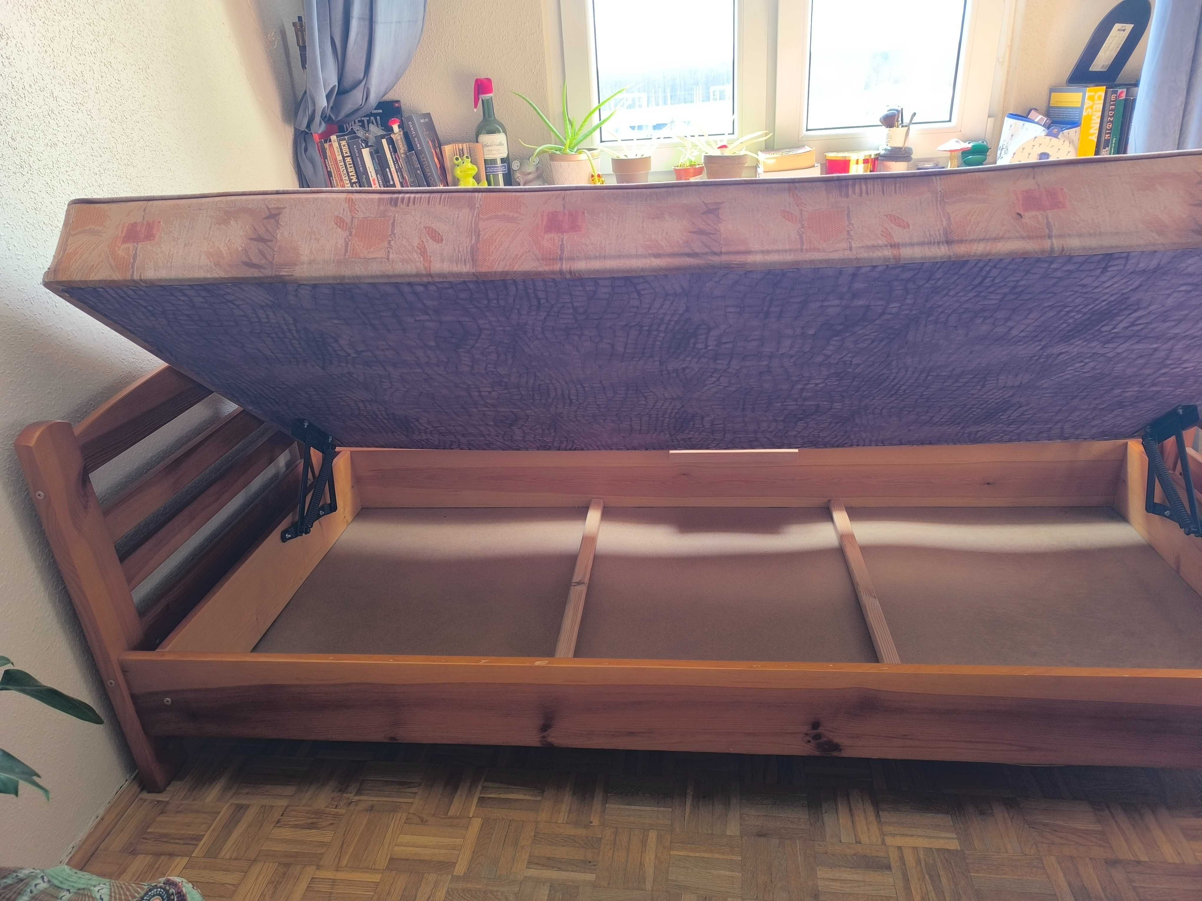 Łóżko ze skrzynią 90x200
