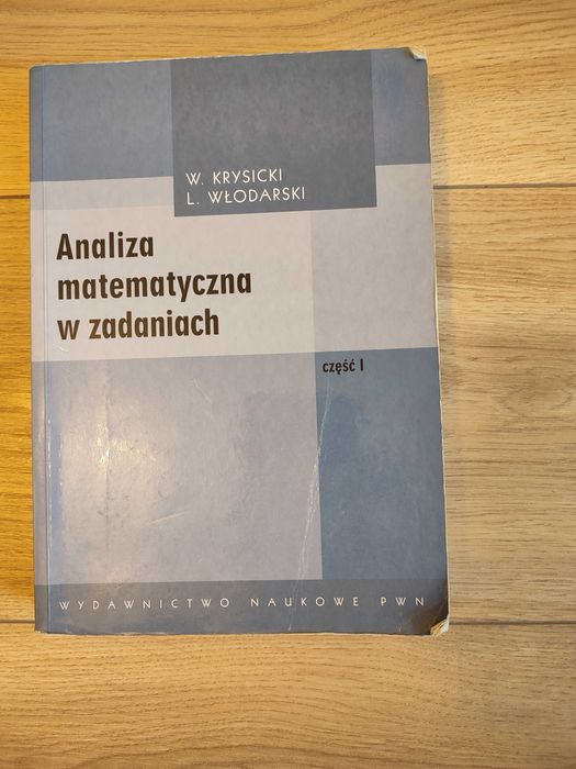 Analiza matematyczna w zadaniach cz. 1 Włodarski, Włodzimierz Krysicki