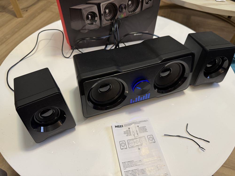 Głośniki komputerowe Mars Gaming MS22 RGB Flow 35W