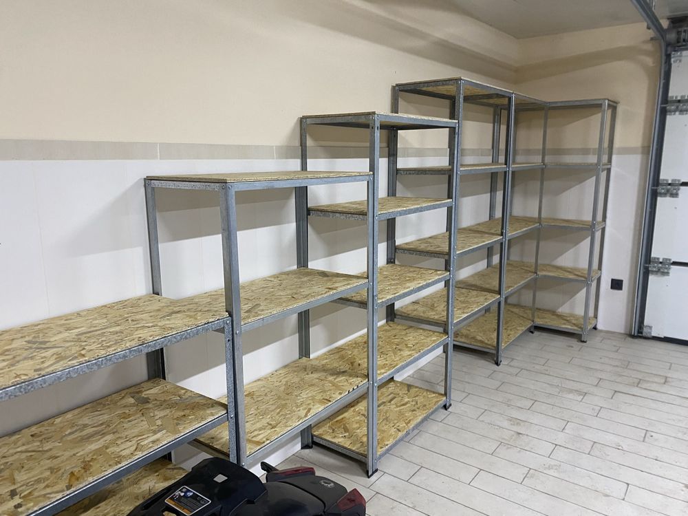 Стелаж в підвал  металевий Гараж балкон кладова СТО комора полиці