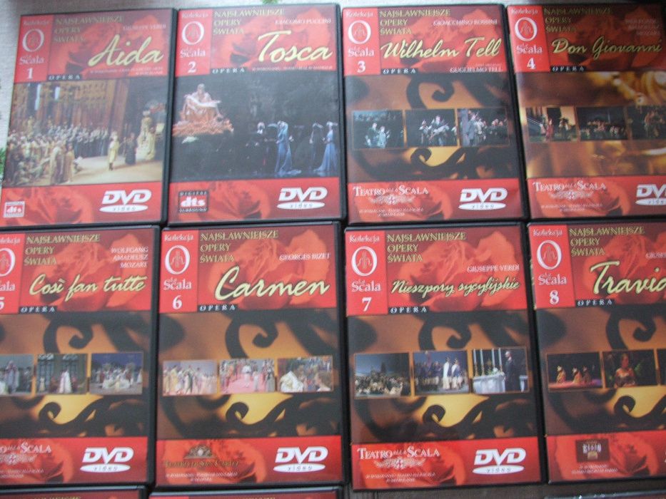 Najsłynniejsze Opery i Operetki Świata, La Scala, kolekcja 25 dvd