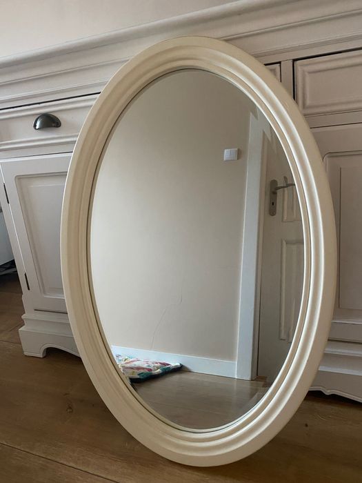 Lustro kolor kremowy